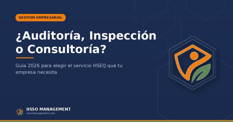¿Auditoría, Inspección o Consultoría? Guía 2026 para Elegir el Servicio HSEQ que Tu Empresa Necesita 🔍
