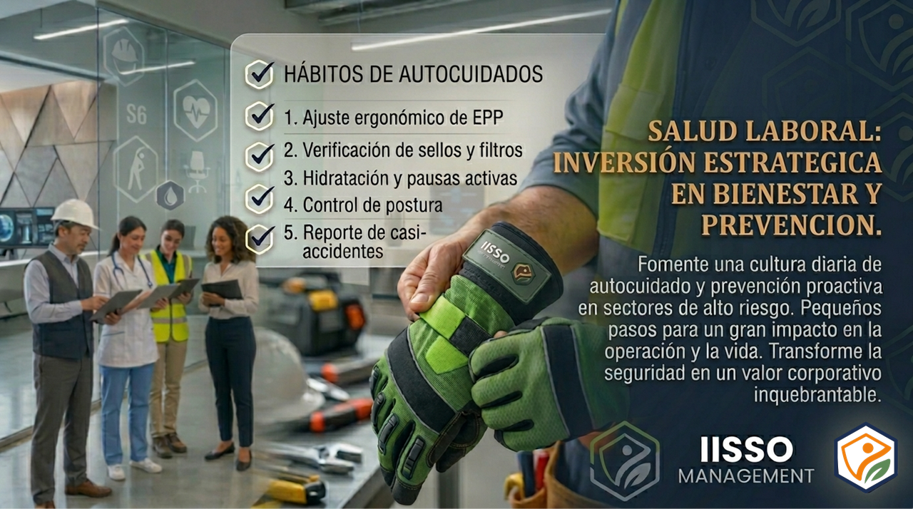 5 Hábitos de Salud Laboral que Previenen Lesiones y Fortalecen tu Equipo en Construcción, Producción y Salud